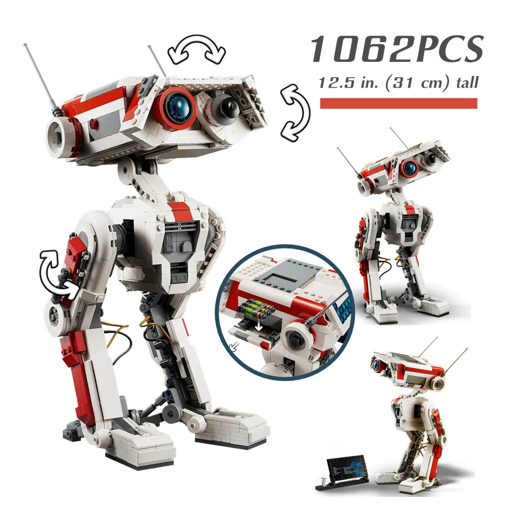 In stock BD-1 Robot Compatible Legoed 75335 Space Star 1062pcs Building Blocks - $62.58