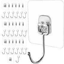 Duty Adhesive Hooks-20 Pieces Per Pack - Waterproof, Rustproof Heavy-Duty Wall H - $13.99