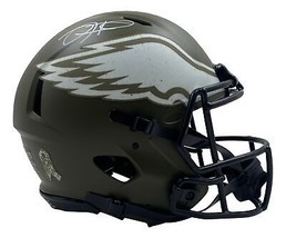 Jalen Hurts Signed Eagles FS Salute The Service Speed Authentic Helmet B... - $775.00