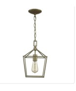 Home Decorators Collection Weyburn 4-Light Antique Silver Leaf Caged Cha... - $338.57 MXN
