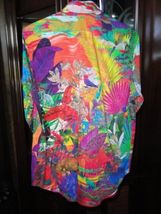 Robert Graham Garden Glory Long Sleeve Embroidered Shirt Size Medium image 2