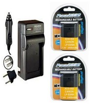 2X LP-E6NH, Batteries + Charger For Canon Slr Eos R5, Eos R6, Eos Ra, Eos R, - £47.46 GBP