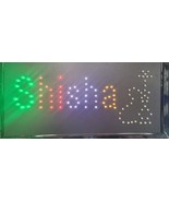 SHISHA store neon sign 19X10&quot; indoor ultra bright flashing led beauty di... - $552.86 MXN