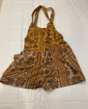 NWT Free People Palm Bay Printed Shortalls Size XS - Desert Combo - $58.04