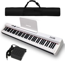 Dulcette DX-10 88-Key Portable Piano Keyboard | Dual 25W Speakers | - £183.04 GBP