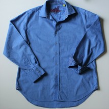 Robert Graham Men&#39;s Blue Paisley Print Shirt size L MSRP $198 - £39.90 GBP