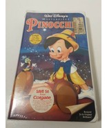 Walt Disney&#39;s Masterpiece Pinocchio VHS Tape Brand New Factory Sealed - £11.69 GBP