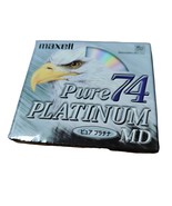 maxell Pure PLATINUM MD 74 min Minidisc SEALED - $27.15 CAD