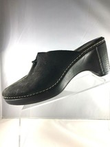 Cole Haan Country Black Suede Mule Clog Shoes Size 9 B Made In Brazil Mens - £18.61 GBP