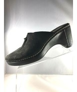 Cole Haan Country Black Suede Mule Clog Shoes Size 9 B Made In Brazil Mens - £18.67 GBP