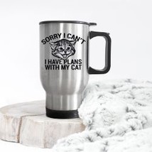 Cat Travel Coffee Tea Mug Gift Idea for Mom and Dad  - £15.79 GBP
