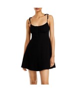 ASTR Womens S Black Mon Cheri Spaghetti Strap Button Top Mini Dress NWD ... - €38,28 EUR