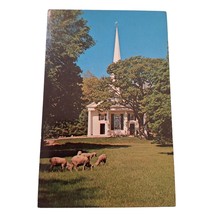 Postcard Meetinghouse Old Sturbridge Village Sturbridge Massachusetts Chrome - £5.47 GBP