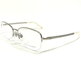 Ralph Lauren Eyeglasses Frames RL5046 9001 Silver Cat Eye Half Rim 53-18-135 - $55.88