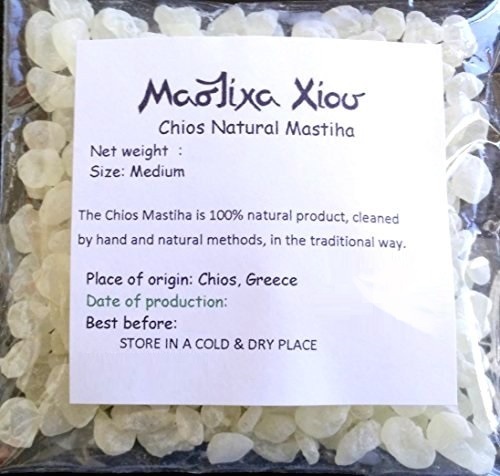 Chios Mastiha Tears Gum Greek 100% Natural Mastic Packs From Mastic Growers (20g