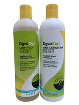 DevaCurl Low Poo Delight Cleanser &amp; One Conditioner Delight Conditioner Set 12 o - £24.20 GBP