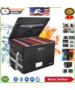 Fireproof Lock Box File Storage Organizer - Portable &amp; Water-Resistant S... - $1,181.46 MXN