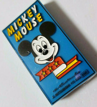 Disney Mickey Mouse Old Eraser Retro MITSUBISHI Rare Vintage Blue Smile - £19.15 GBP