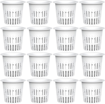 20 Pcs 4 Inch Plastic Net Cups Pots Plant Containers for Hydroponics Aqu... - £12.06 GBP