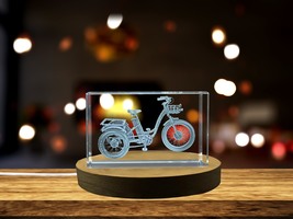 LED Base included | 3D Engraved Crystal Tricycle Model - Vintage Charm K... - $484.45 MXN+