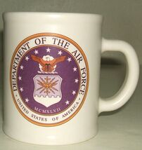 USAF Department of the Air Force plastic coffee mug - $15.00
