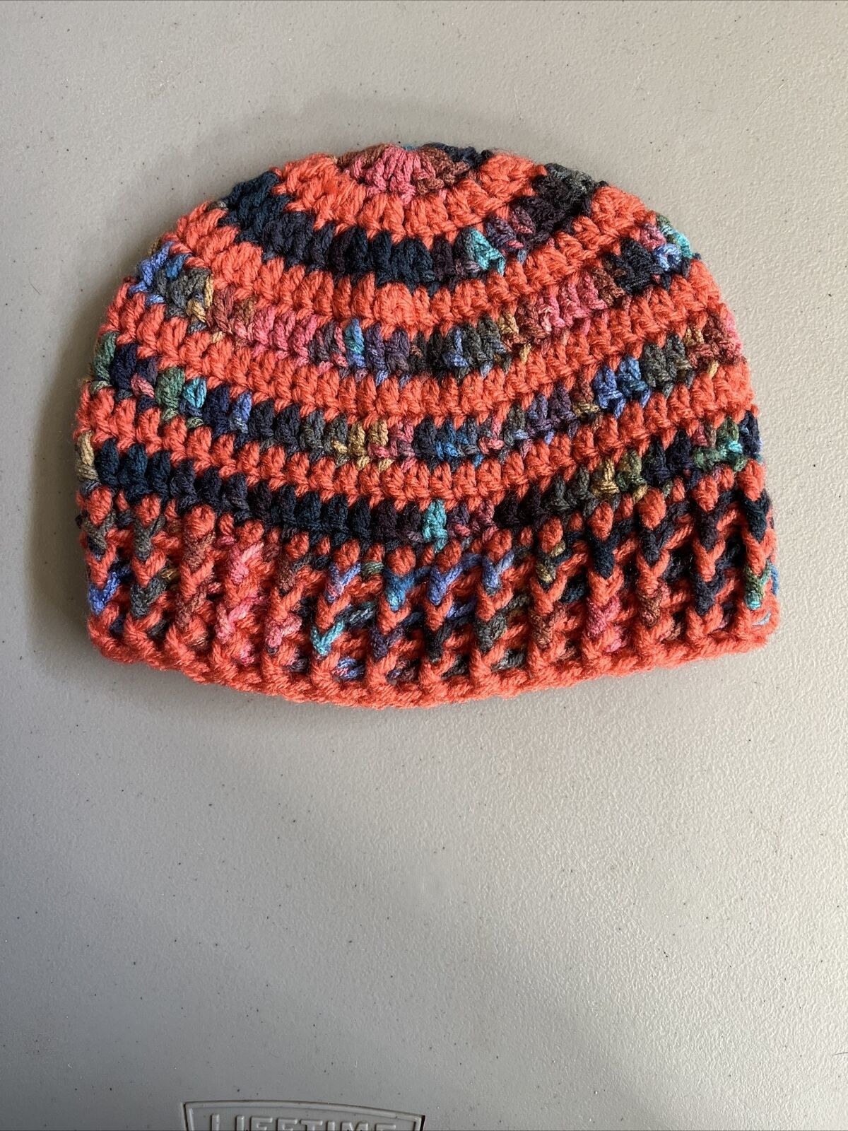Handmade Crocheted Beanie-New-Multicolor,Orange,Blue,Brn,Purple,Green,Bl... - $10.00
