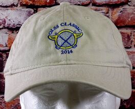 Ping Golf Hat Beige Embroidered QLSS Classic 2014 Adjustable Strapback C... - $15.15