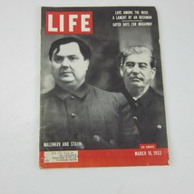 Life Magazine March 1953 Malenkov &amp; Stalin, Leslie Caron George Humphrey, Tamayo - £15.79 GBP