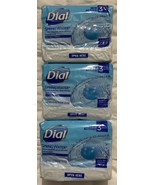 9 Dial Antibacterial Soap Bars Spring Water, 4 oz Bars Each New Sealed F... - $16.54