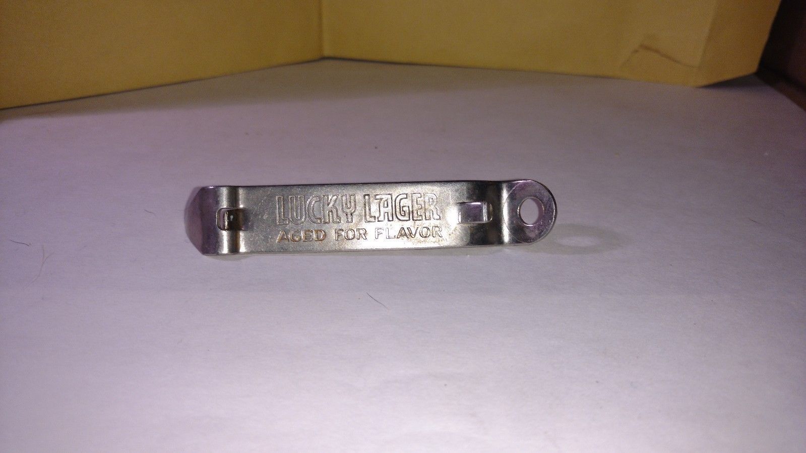 It&#39;s Lucky When You Live In America Lucky Lager Beer Can Bottle Opener - $2.50