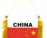 K&#39;s Novelties China Mini Flag 4&quot;x6&quot; Window Banner w/Suction Cup - £2.31 GBP
