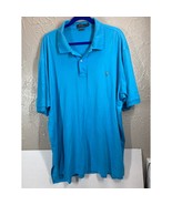 Polo Ralph Lauren Pima Soft Touch Big Men’s Polo Shirt Blue Brown Pony S... - $613.68 MXN