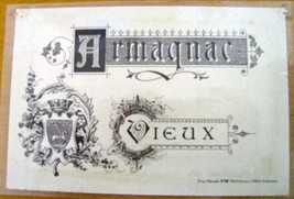 Rare Vintage Wetterwald Sample Label Bordeaux France - Armagnac Cognac C... - $15.00