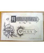 Rare Vintage Wetterwald Sample Label Bordeaux France - Armagnac Cognac C... - $275.07 MXN