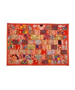 RED Indian Tapestry Wall Hanging Throw Tapestry Table Runner Cotton 40&quot; ... - €25,90 EUR