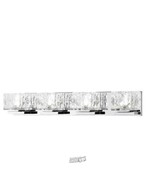 Tulianne 75-Watt Equivalent 4-Light Chrome LED Vanity Light Clear Cube G... - €123,32 EUR Tulianne 75-Watt Equivalent 4-Light Chrome LED Vanity Light Clear Cube G... - €123,32 EUR