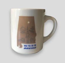 Vintage Boeing Huntsville Alabama Mug  Coffee Cup 1991 75th Anniversary - £8.69 GBP