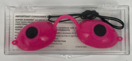 Super Sunnies UV Eye Protection Goggles for Tanning Red Light Therapy Pink - €11,04 EUR