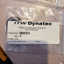 LOT of 5 ITW Dynatec Adhesive Glue Melt Machine O-ring Dual Pump Seal # ... - $22.79