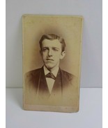 Victorian Era CDV Photo of a Young Man O H Warren Lowell Mass - £10.13 GBP
