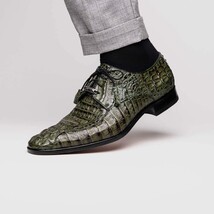 Apricena Genuine Caiman Crocodile Dress Derby's Shoes Woodgreen image 8