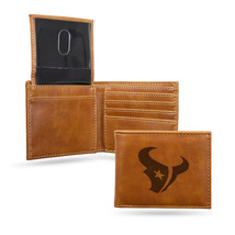 Houston Texans Wallet Billfold Laser Engraved - $55.49