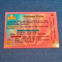 1994 Mighty Morphin POWER RANGERS SERIES TWO # 88 COSTUME PARTY - £9.74 GBP