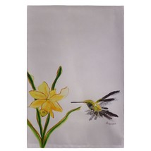 Betsy Drake Yellow Hummingbird Guest Towel - £27.68 GBP