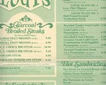 The Original Louis&#39;s Restaurant Menu Old Broadway Knoxville Tennessee 19... - $17.82
