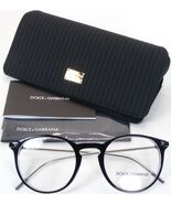 D&amp;G Dolce&amp;Gabbana DG 3303 675 Top Black On Crystal EYEGLASSES 52-22-145m... - $140.28