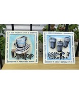 MALT SHOPPE  &amp; DINER Tin  3D Sign ART  DURHAM Vintage - £23.45 GBP