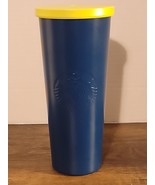 2016 Starbucks MATTE NAVY BLUE Stainless Steel COLD CUP Tumbler 24 oz Ve... - £27.52 GBP