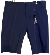 Under Armour Heat Gear Flat Front Tech Golf Chino Shorts Blue Mens 36 x 11 Loose - £29.16 GBP