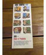 Vintage 1967-68 Ohio Turnpike Travel Brochure Map - $9.90